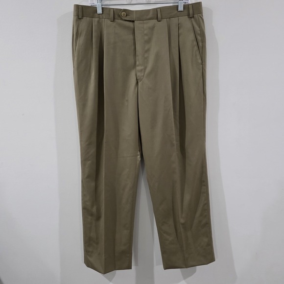 Lauren Ralph Lauren Other - Lauren Ralph Lauren Mens 120S And Cashmere Dress Pants Size 36 Pleated Business